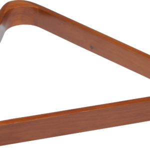 Wooden w/ Brass Corners Triangle Rack - Honey Wooden w/ Brass Corners Triangle Rack - Honey
